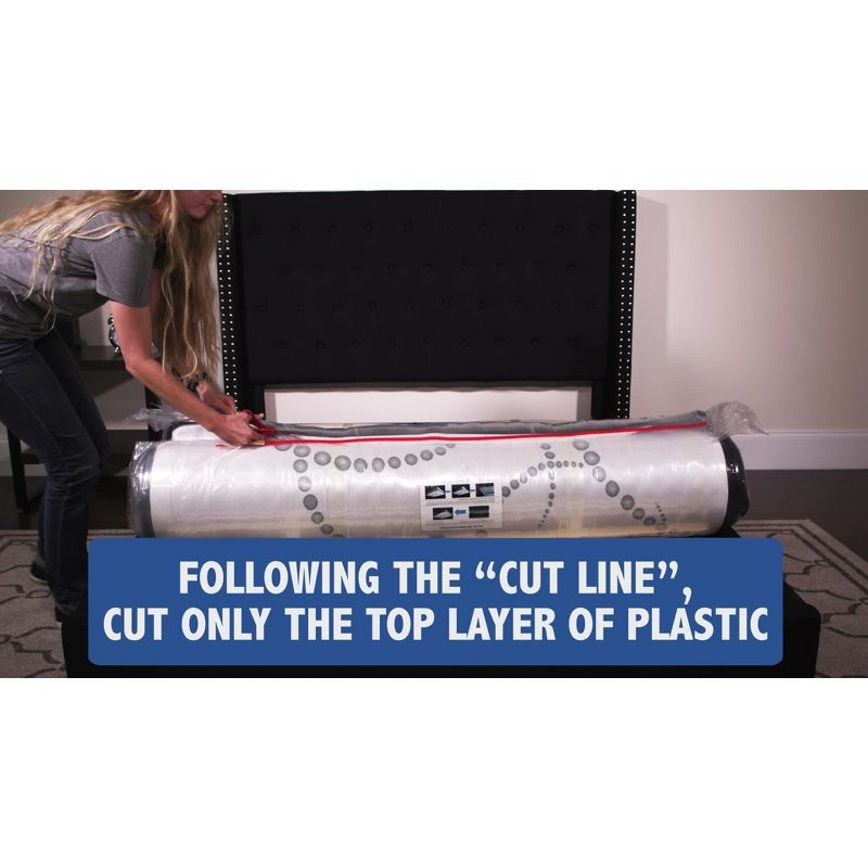 Emma and Oliver 12 Inch CertiPUR-US Certified Hybrid Pocket Spring Mattress, Twin Mattress in a Box - Premium Mattress