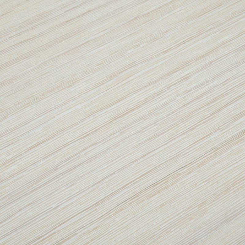 Plank+Beam 60" Modern Dining Table for 4, Solid Wood Rectangular Kitchen Table, White Wirebrush