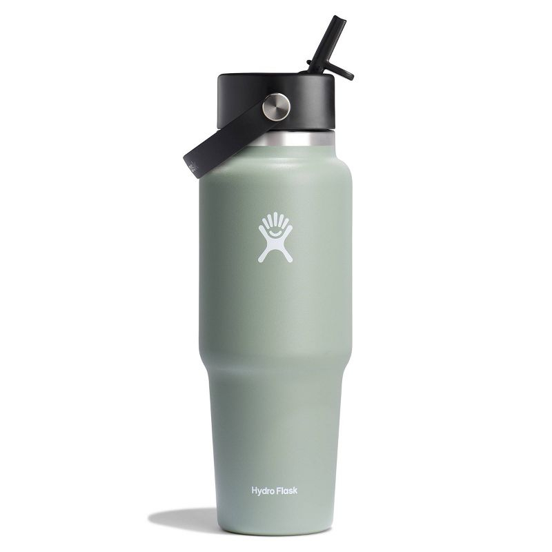 Hydro Flask 32oz Wide Mouth Flex Straw Travel Bottle - Agave