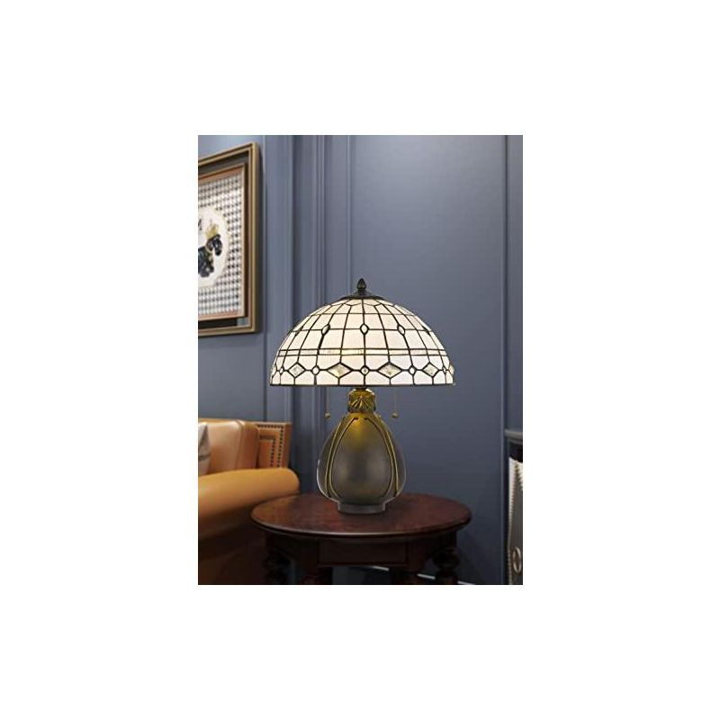 Cal Lighting 60W X 2 Tiffany Table Lamp