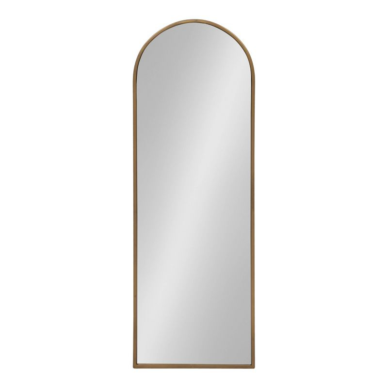 16" x 48" Valenti Tall Framed Arch Mirror Gold - Kate and Laurel