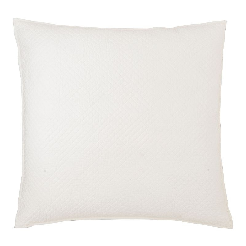 C&F Home 26" x 26" Hampton Soft White Cotton Euro Sham - Machine Washable
