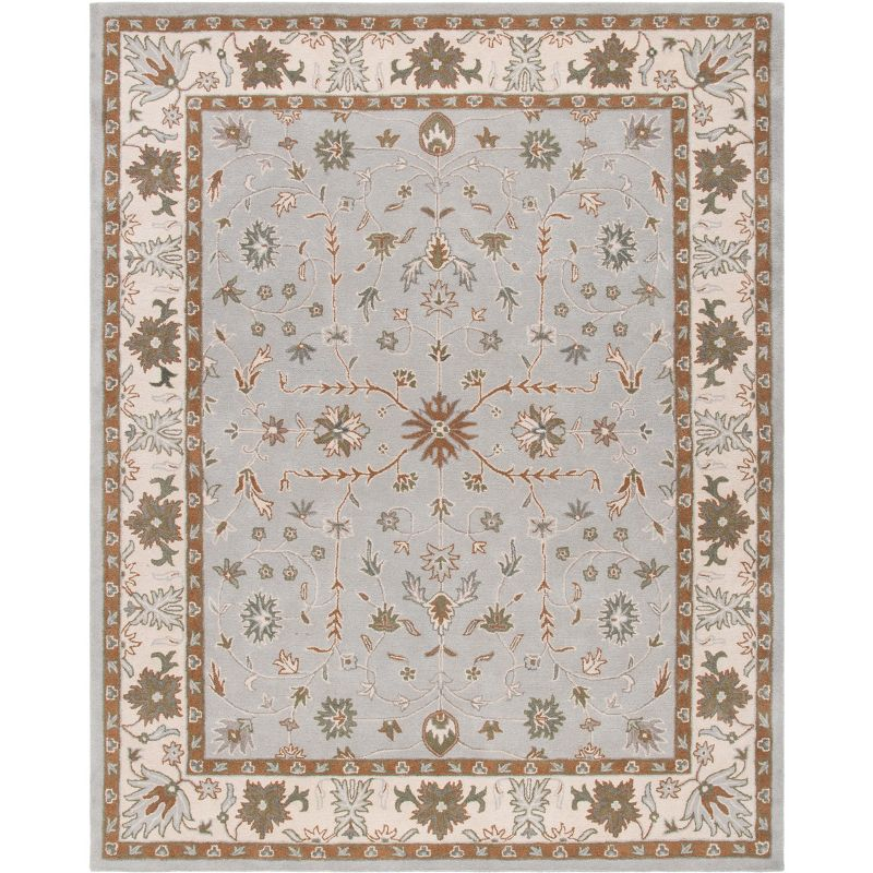 Heritage HG864 Hand Tufted Area Rug - Green/Beige - 6'x9' - Safavieh.