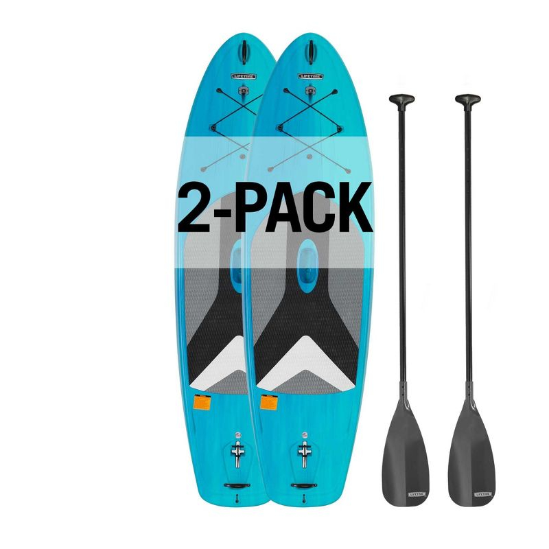 Lifetime Horizon 100 Stand-Up Paddleboard - 2 Pack (Paddles Included), Bahama Fusion - 91014