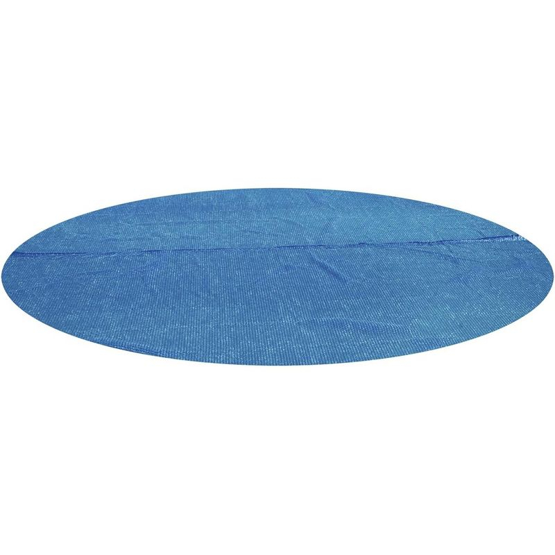 Bestway Flowclear 15 Feet Round Above Ground Solar Pool Cover Only for Pool Water Maintenance of Swimming Pools 16 Feet in Diameter, Blue