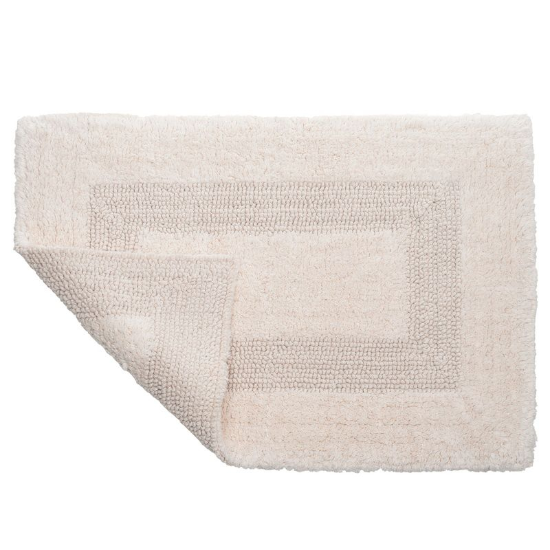 Lavish Home 2-Piece Bathroom Rug Set, Ivory