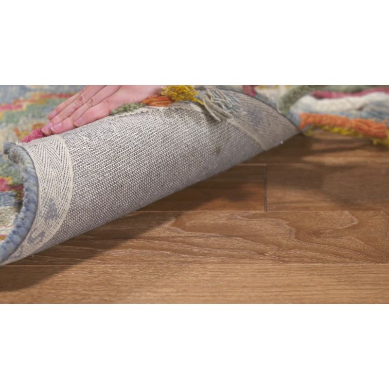 Aspen APN117 Hand Tufted Indoor Accent Rug - Blue/Ivory - 2'3"x5' - Safavieh