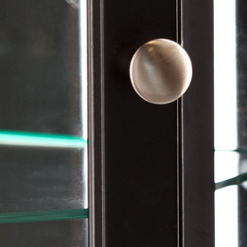 Essex Corner Curio Cabinet - CM0697 - Black - SEI