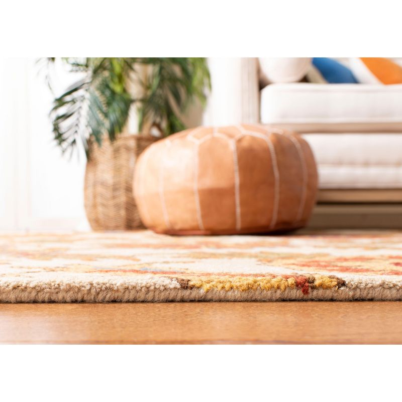 Blossom BLM912 Hand Hooked Area Rug - Ivory/Multi - 3'x5' - Safavieh.