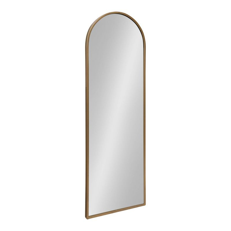 16" x 48" Valenti Tall Framed Arch Mirror Gold - Kate and Laurel