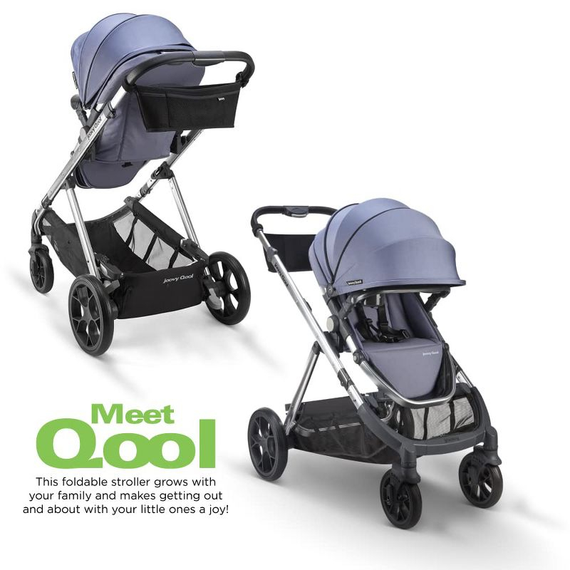 joovy 2022 Qool Single, Double, Triple Stroller, Slate