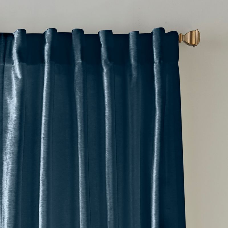 Carnaby Rustic Vogue Distressed Velvet Single Window Curtain Panel - Elrene Home Fashions