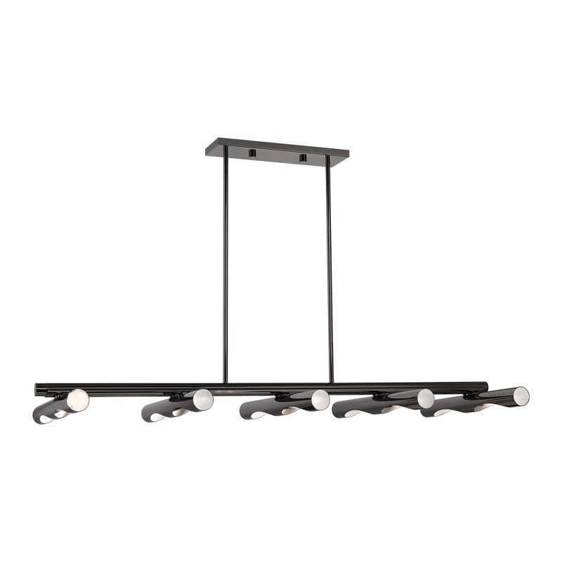 Livex Lighting Acra 10 - Light Chandelier in  Black Chrome