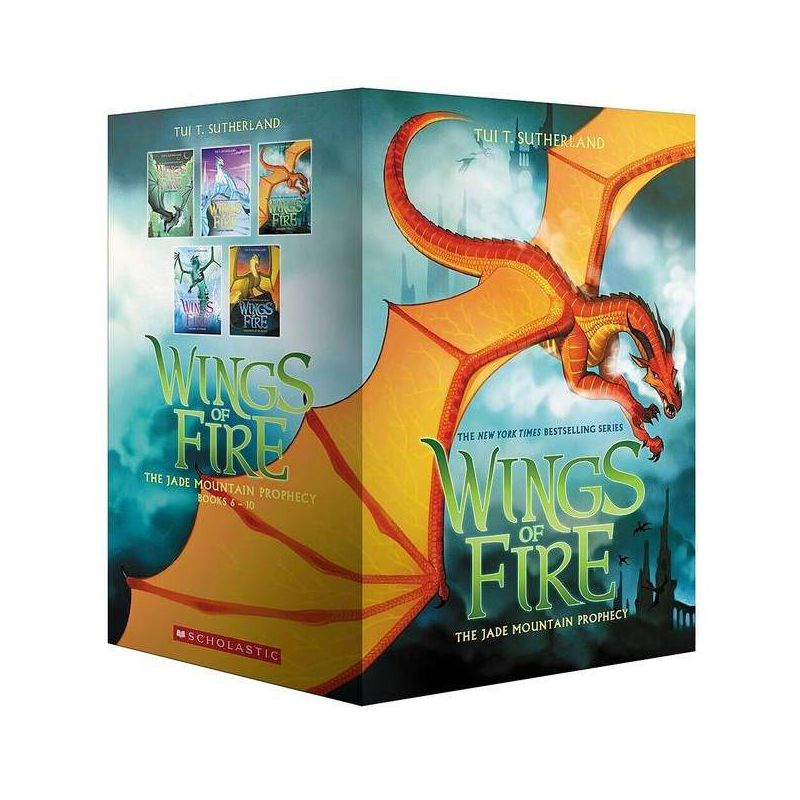 Wings of Fire Box Set, the Jade Mountain Prophecy (Books 6-10) - by  Tui T Sutherland (Mixed Media Product)