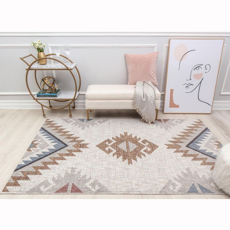 Mason Brooks Cressida CA80A Tapestry Beige Area Rug for Dining Room Rug Neutral Rug Living Room Rug Kitchen, 2'6" x 8'