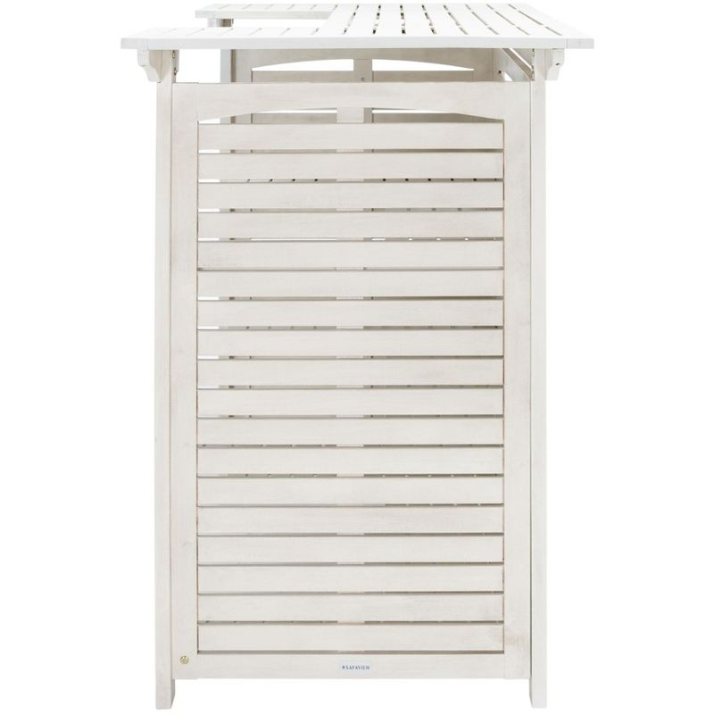 Monterey Patio Outdoor Bar Table - White - Safavieh