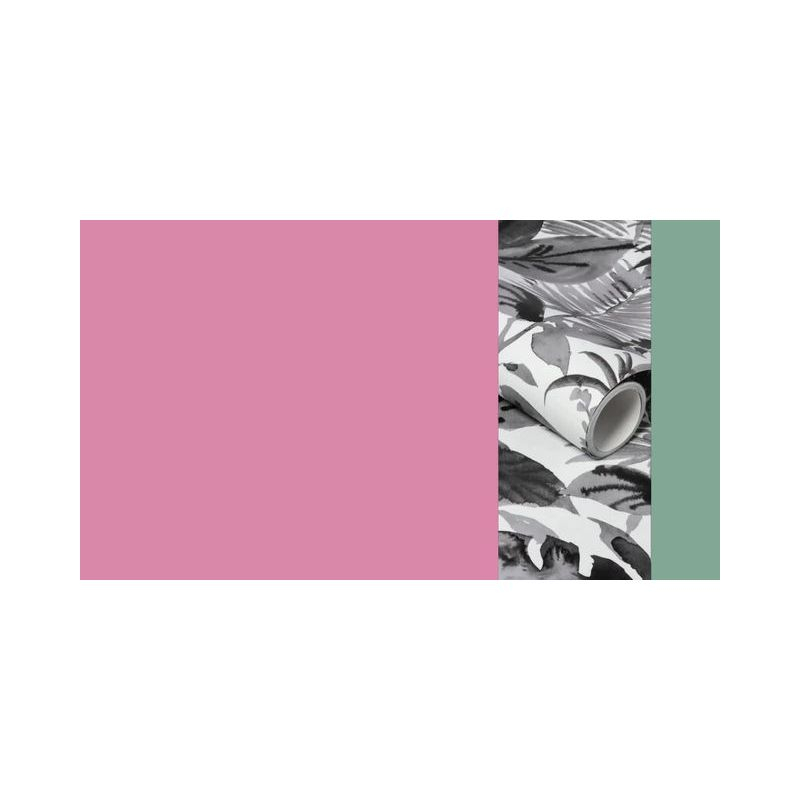 Tropical Leaves Peel & Stick Wallpaper Black/White - Opalhouse™: Removable Vinyl, Botanical Leaf Pattern, 27.5 Sq Ft Coverage