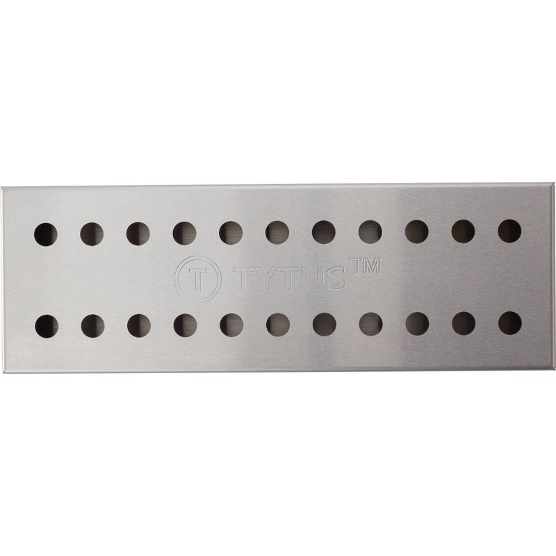 Tytus Grills Tytus Grills 4.8'' W x 12.9'' D Stainless Steel Smoker Box