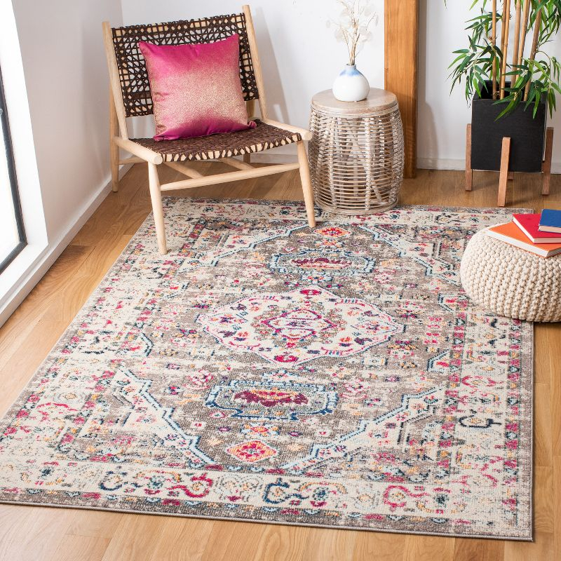 Madison MAD468 Power Loomed Indoor Area Rug - Taupe/Ivory - 8'x10' - Safavieh