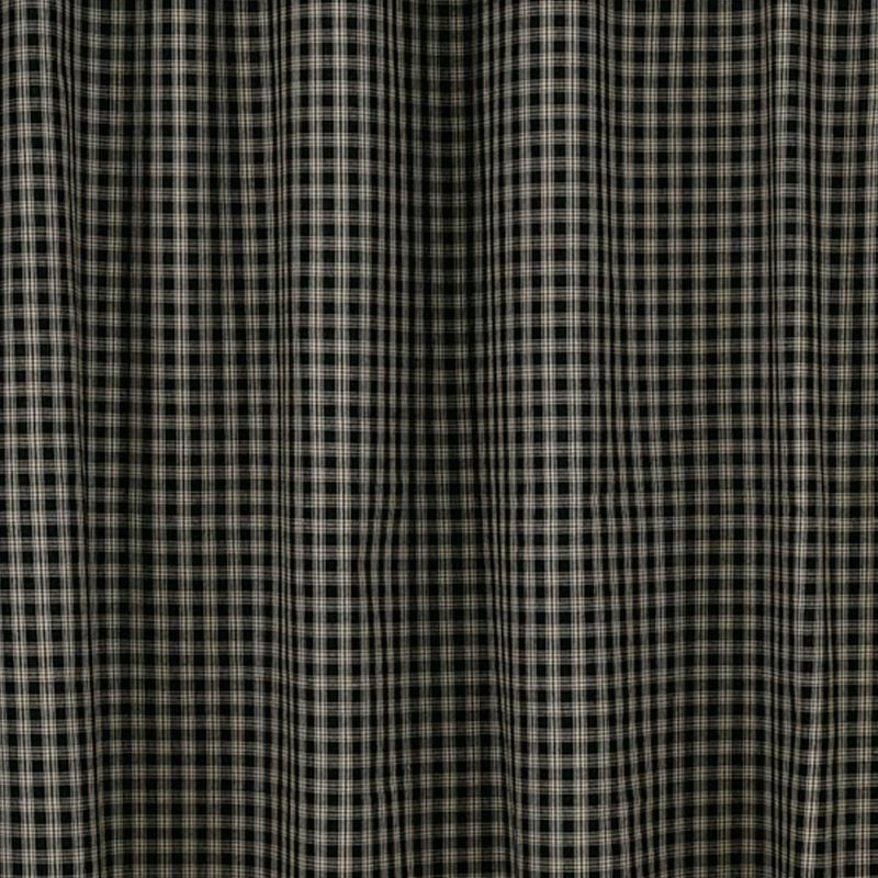 Park Designs Sturbridge Shower Curtain - Black
