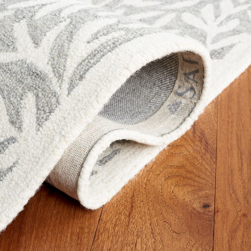 Jardin JAR753 Hand Tufted Area Rug - Grey/Ivory - 6'x6' - Safavieh.