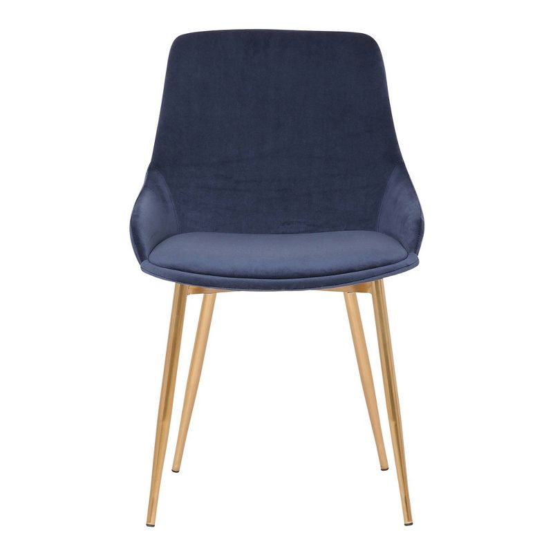 Heidi Velvet Dining Accent Chair - Armen Living