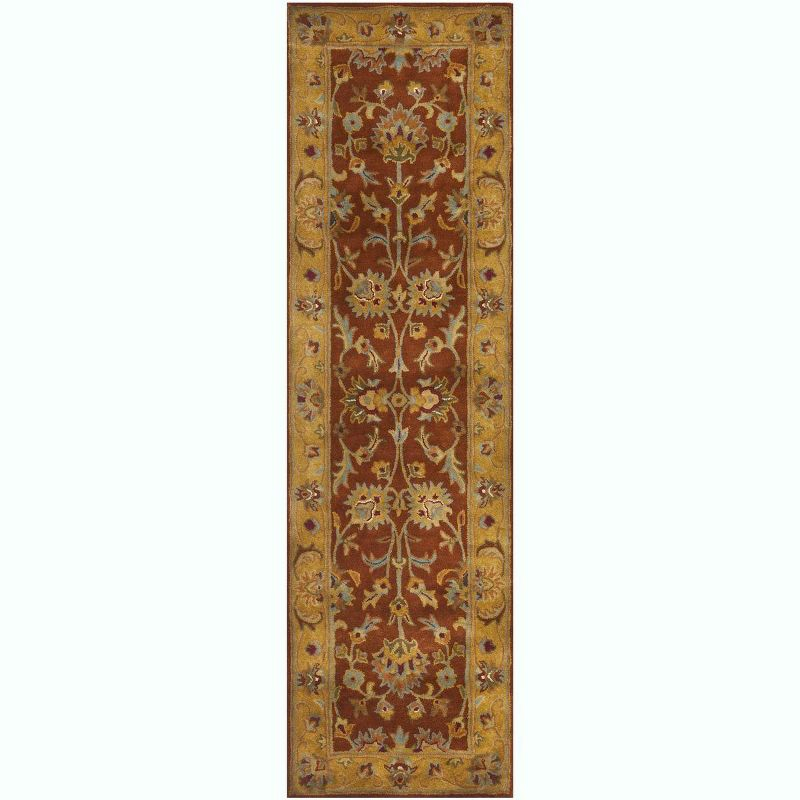 Heritage HG820 Handmade Accent Rug - 2'x3' - Red/Natural - Safavieh