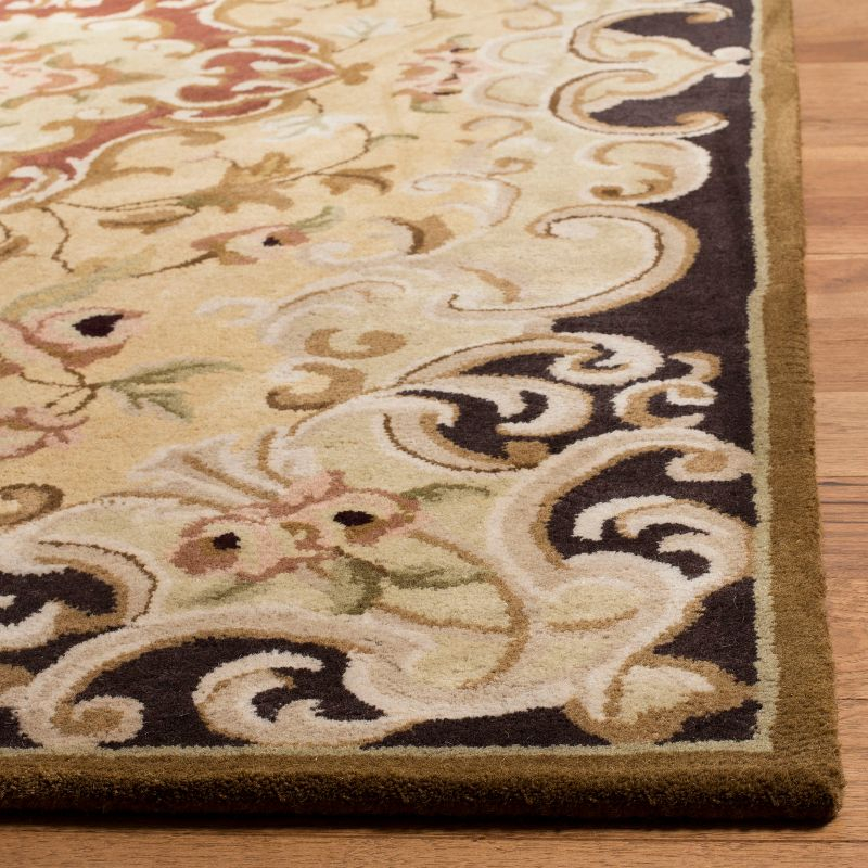 Classic CL234 Hand Tufted Runner Rug - Gold/Cola - 2'3"x12' - Safavieh.