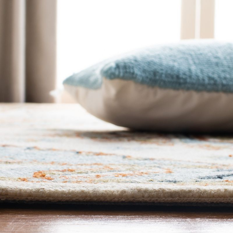 Capri CPR209 Hand Tufted Area Rug - Ivory/Rust - 5'x8' - Safavieh.