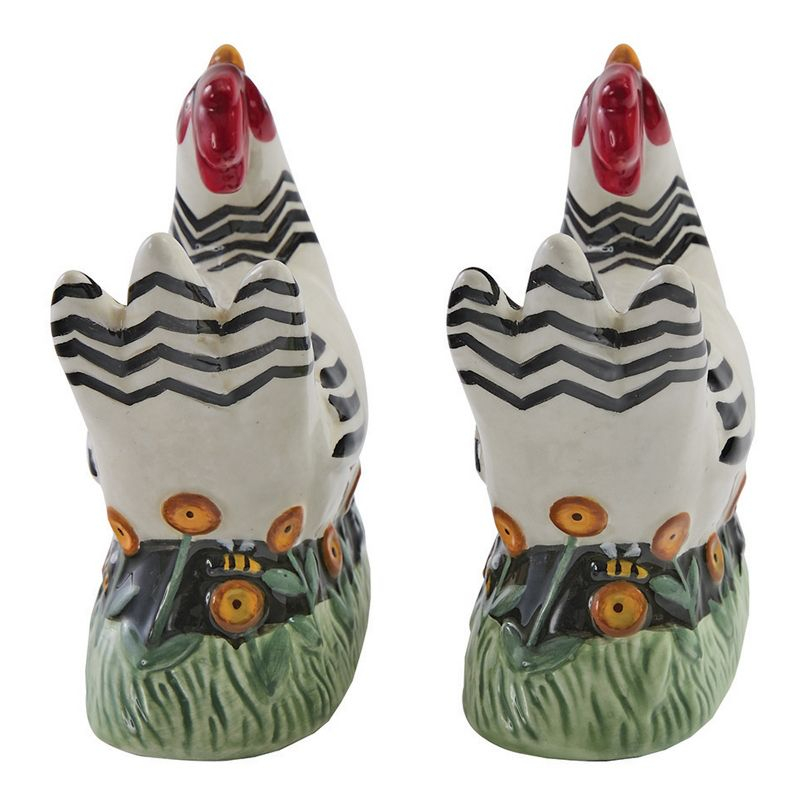 Park Designs My Little White Hen Salt And Pepper Set