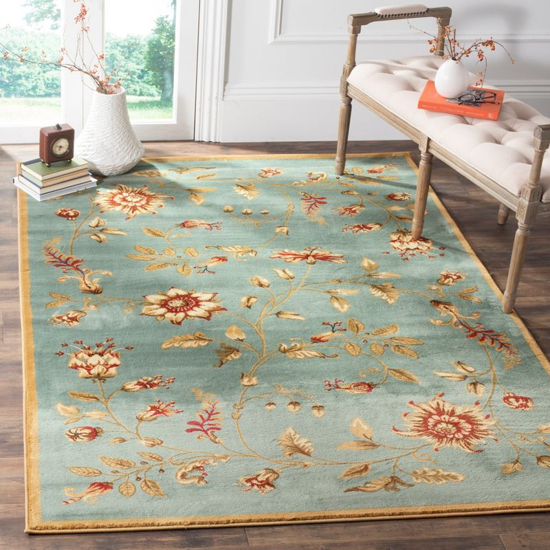 Lyndhurst LNH552 Power Loomed Area Rug - Blue/Multi - 8'x11' - Safavieh
