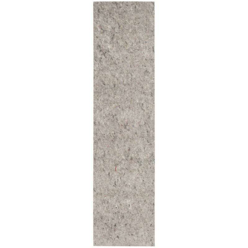 Mohawk 2'x8' All Purpose Rug Pad Gray: Stain-Resistant Rectangle, Recycled Synthetic Fibers, Latex Backing