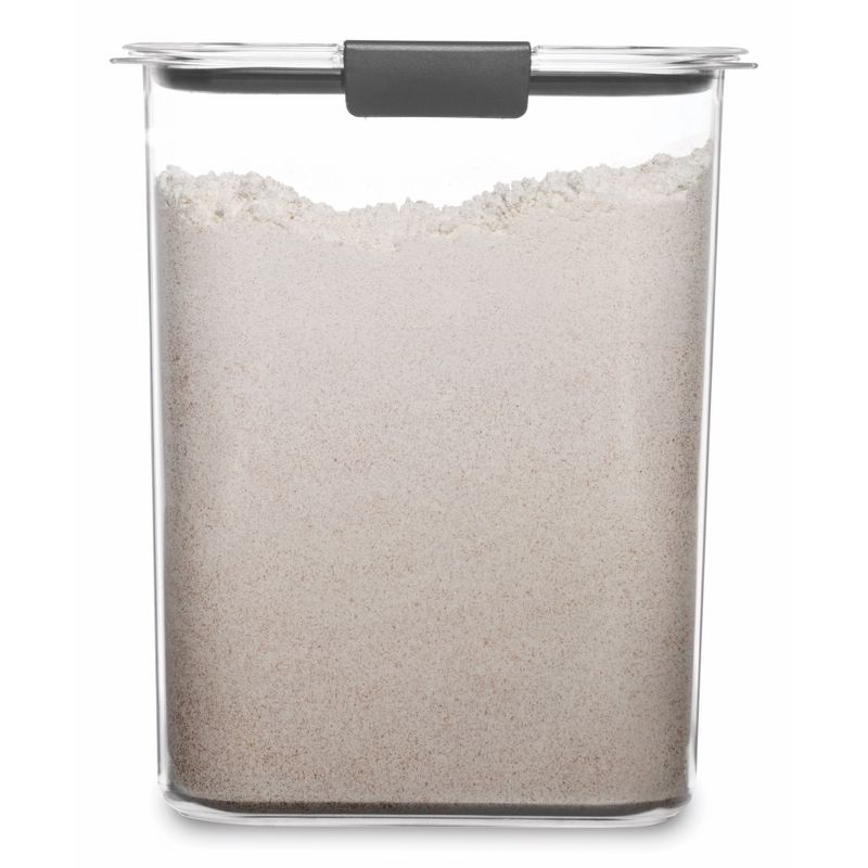 Rubbermaid Brilliance 16 cup Pantry Airtight Food Storage Container: BPA-Free, Clear Plastic, Freezer & Dishwasher-Safe