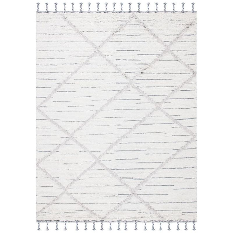 Kenya KNY953 Hand Woven Area Rug - Ivory/Gray - 6'x9' - Safavieh.