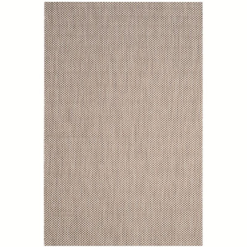 Courtyard CY8521 Power Loomed Indoor/Outdoor Area Rug - Beige/Brown - 4'x5'7" - Safavieh.