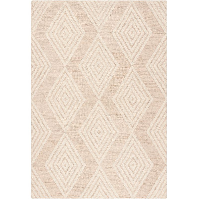 Blossom BLM111 Hand Tufted Area Rug - Beige/Ivory - 4'x6' - Safavieh.