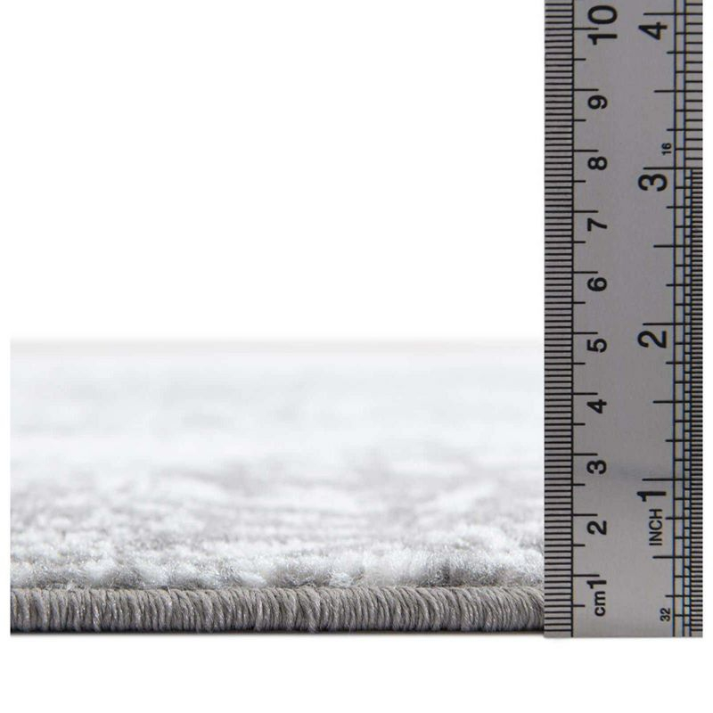 Unique Loom 4' 0 x 6' 0 Sofia Grand Gray Area Rug