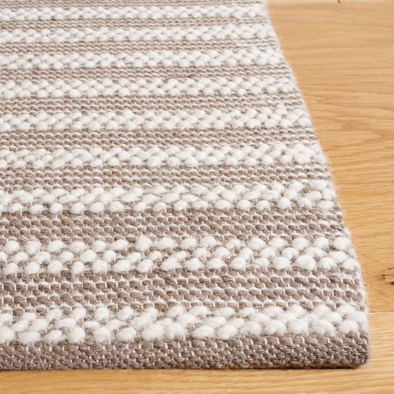 Natura NAT227 Hand Woven Indoor Accent Rug - Ivory/Taupe - 3'x5' - Safavieh