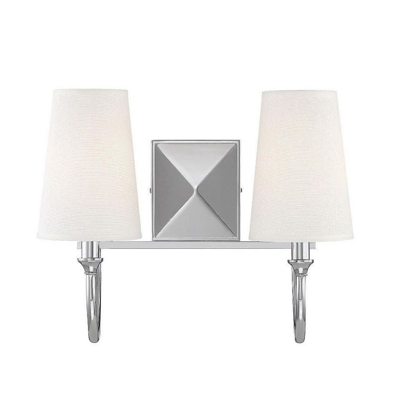 Savoy House Cameron 2 - Light Vanity in  Polished Nickel