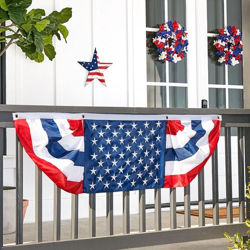 The Lakeside Collection Patriotic American Bunting - 60 Inch