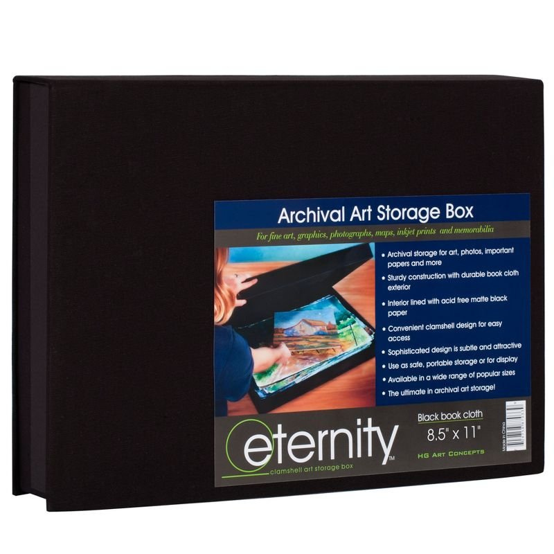 HG Concepts HG Art Concepts Eternity Archival Clamshell Art Portfolio Storage Box 8.5x11"