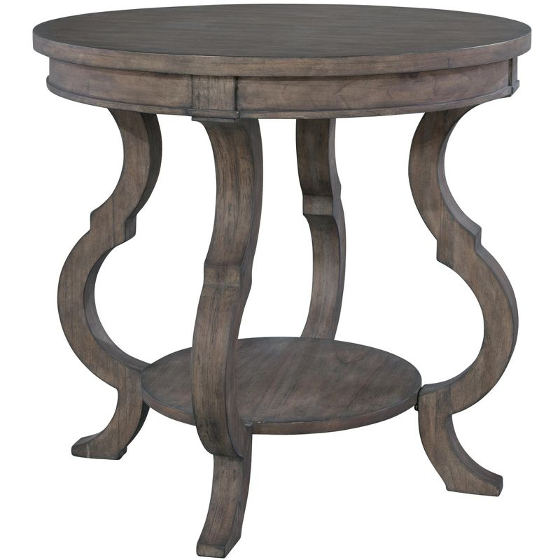 Hekman Round Lamp Table With Shaped Legs 23506 Lincoln Park