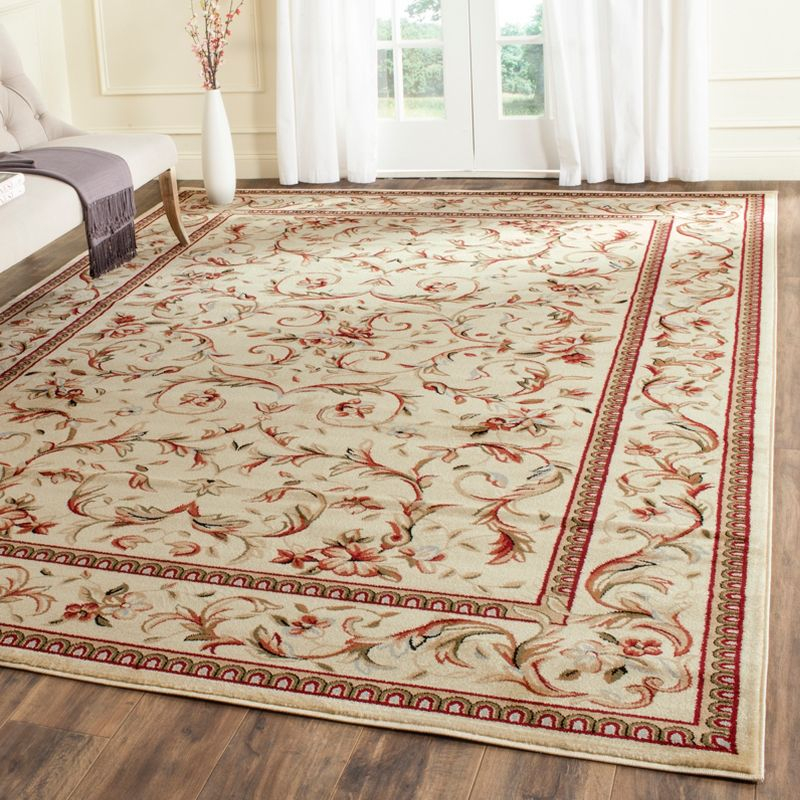 Lyndhurst LNH322 Power Loomed Area Rug - Ivory/Ivory - 8'x11' - Safavieh.