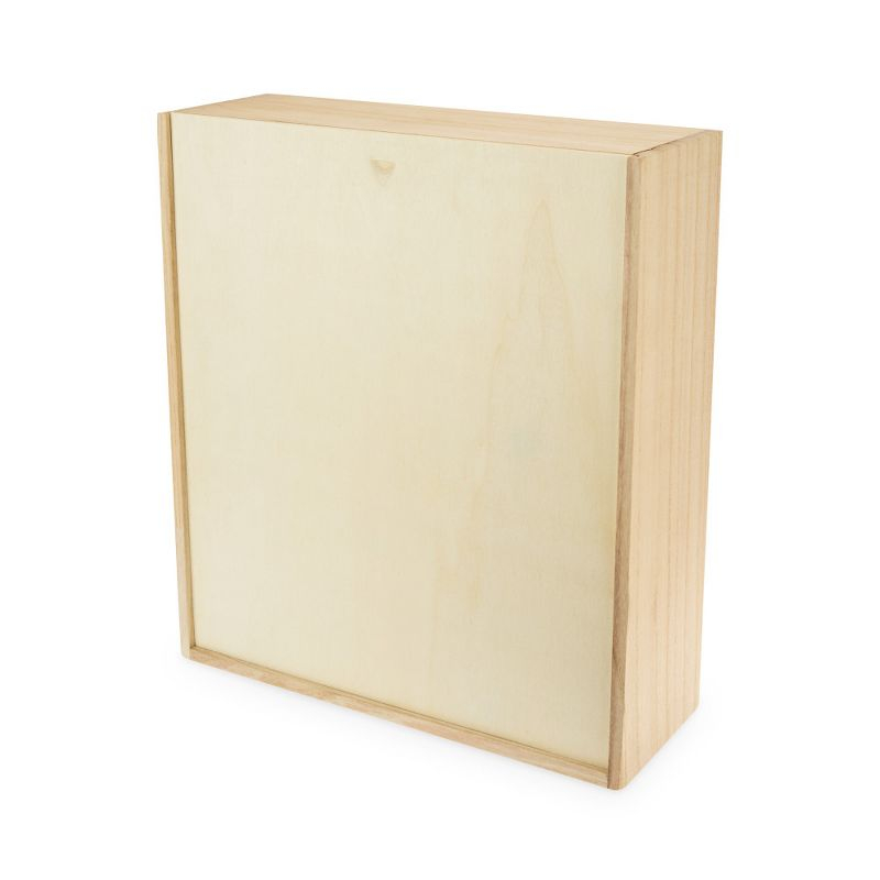 Twine 3-Bottle Wood Wine Box