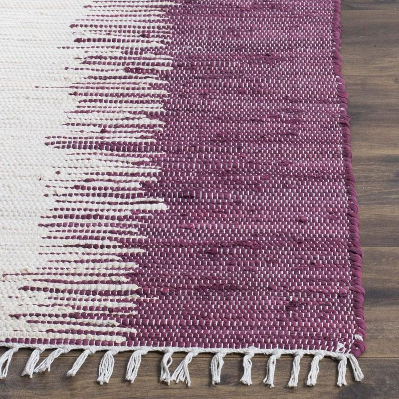 Montauk MTK751 Hand Woven Indoor Area Rug - Purple - 6'x9' - Safavieh