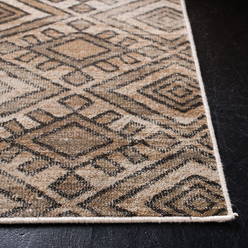 Vintage VTG121 Power Loomed Area Rug Stone 5'-3" X 7'-6" - Safavieh.