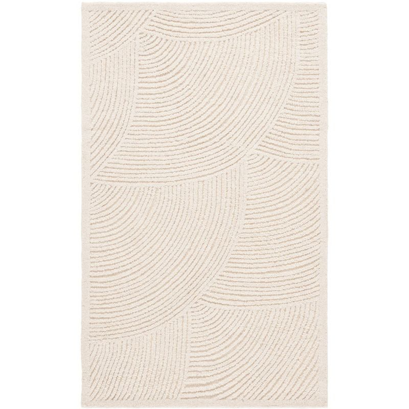 Textural TXT105 Hand Tufted Indoor Accent Rug - Ivory - 3'x5' - Safavieh