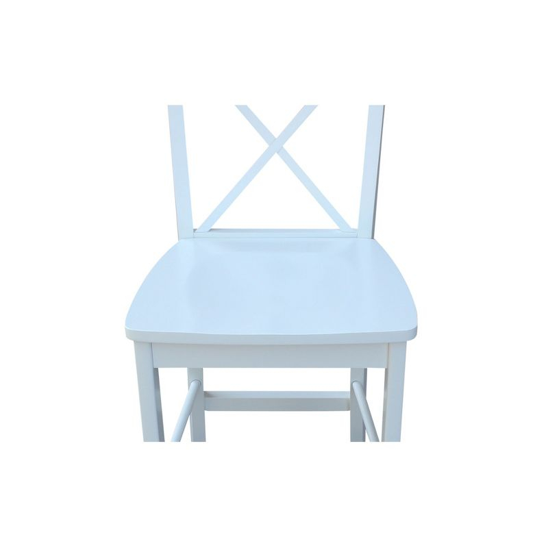 International Concepts X-Back Counter Height Stool - 24" Seat Height