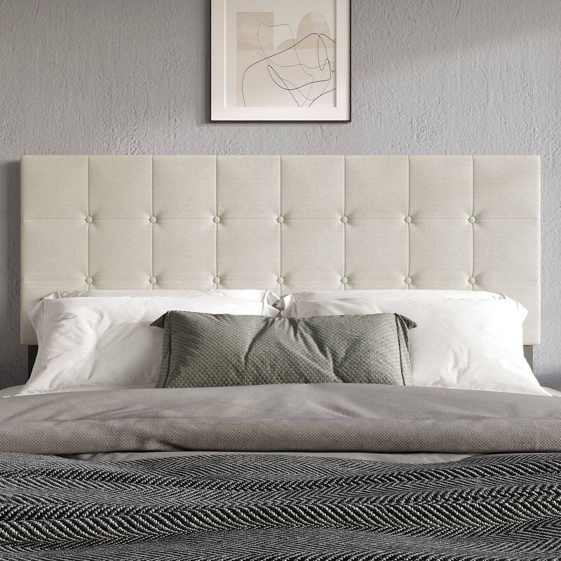 Home Design Twin Ida Headboard Warm Gray