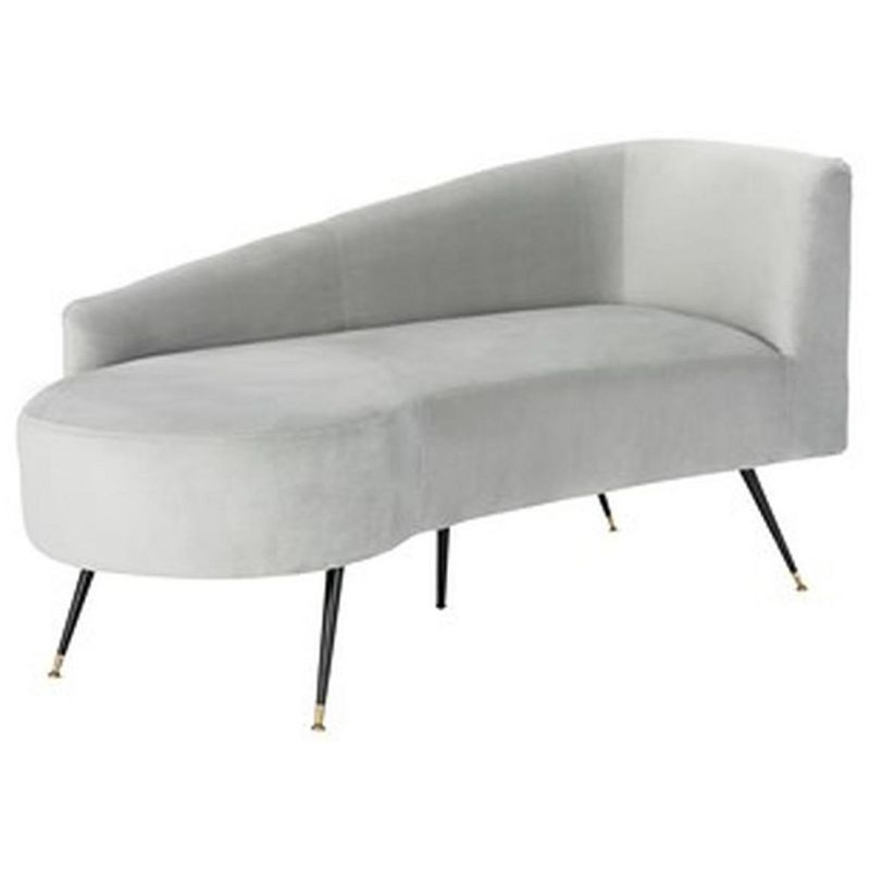 Evangeline Parisian Settee - Grey/Black - Safavieh.